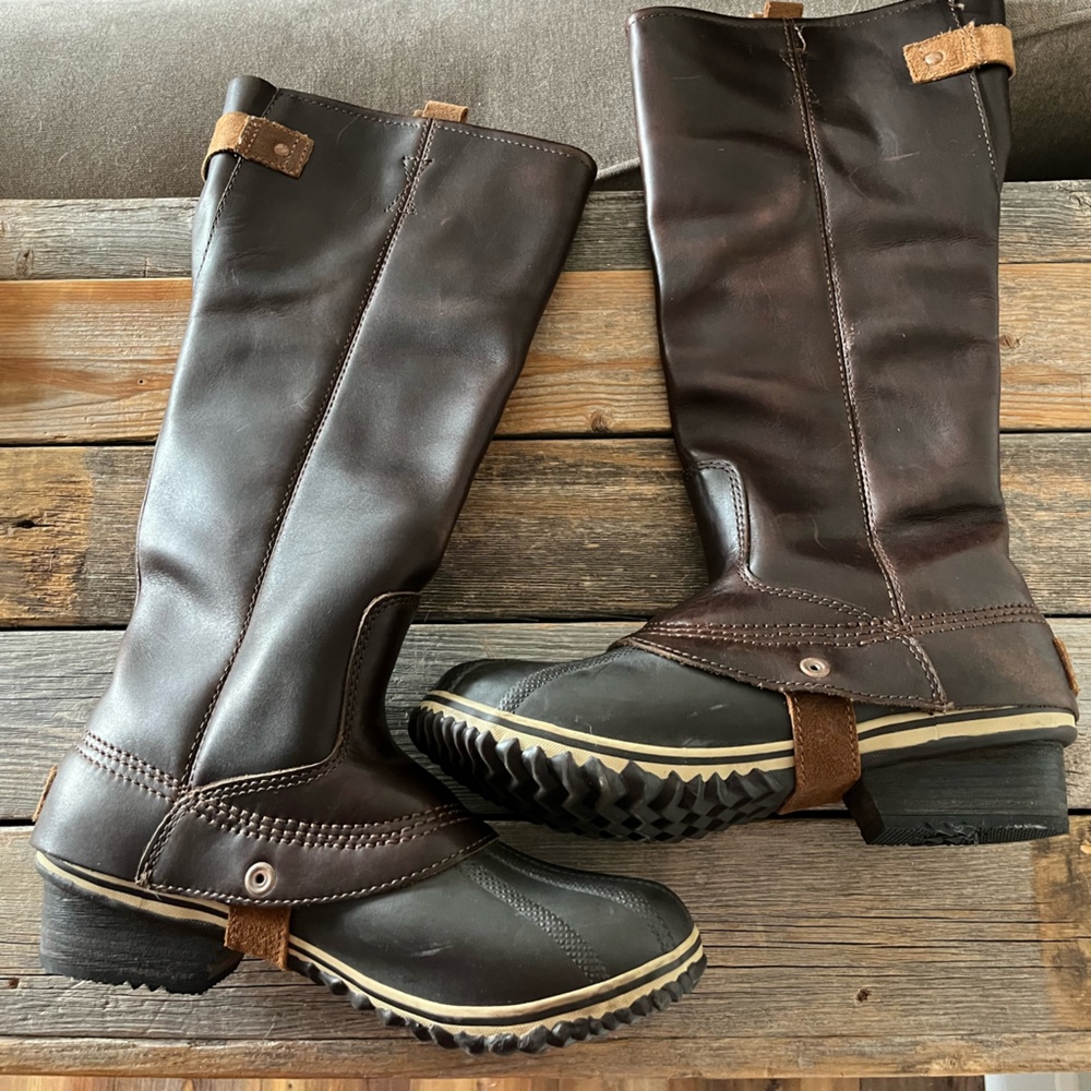 Sorel Slimpack Tall Riding Boots 8.5 Used, excellent condition!